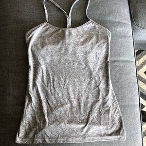 Grey workout tank